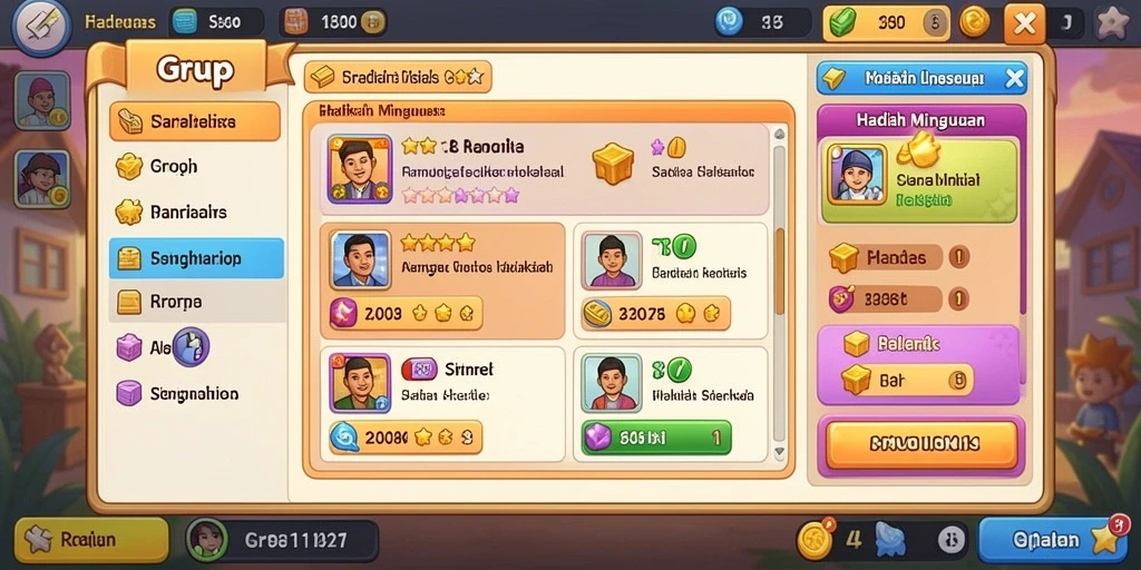Screenshot 3: Karakter unik dengan kemampuan khusus.