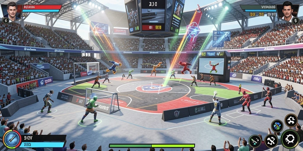 Mode multiplayer yang mempertemukan pemain dari berbagai daerah.