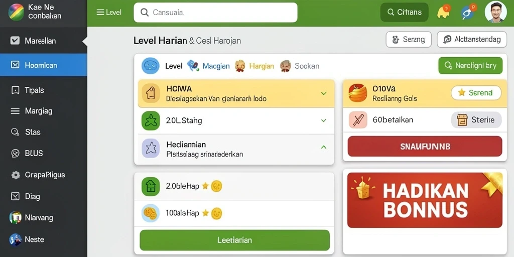 Beragam pilihan permainan kasino tersedia.