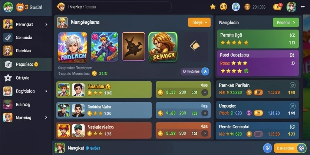Fitur multiplayer untuk bermain bersama teman.
