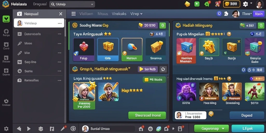 Hadiah menarik menanti setiap kali Anda bermain.